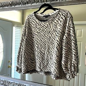 Zac & Rachel zebra top